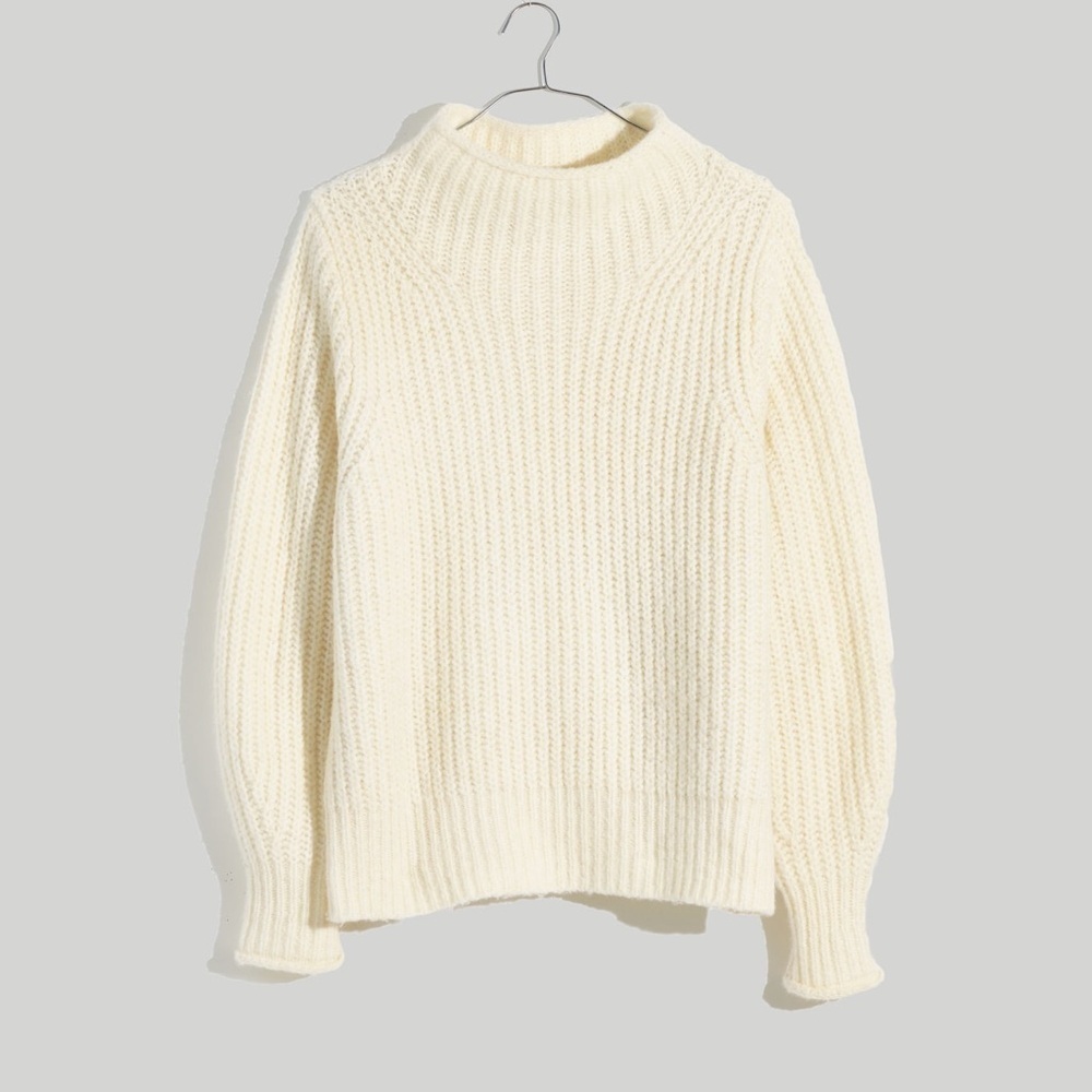 MADEWELL Loretto Mockneck Pullover Sweater
